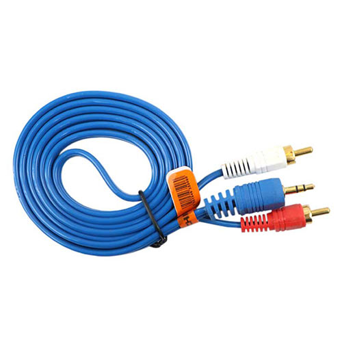 تصویر  کابل صدای دو به یک مچر مدل MR-98 یک و نیم متری