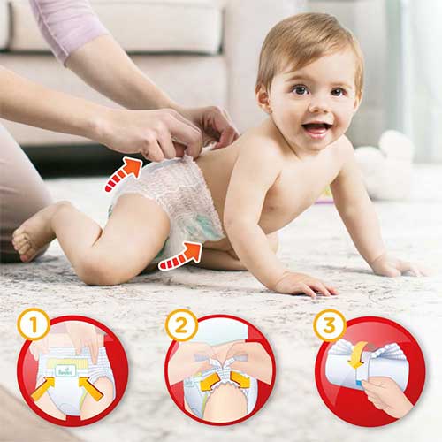 پوشک پریما پمپرز ترک شورتی سایز 5 بسته 42 عددی