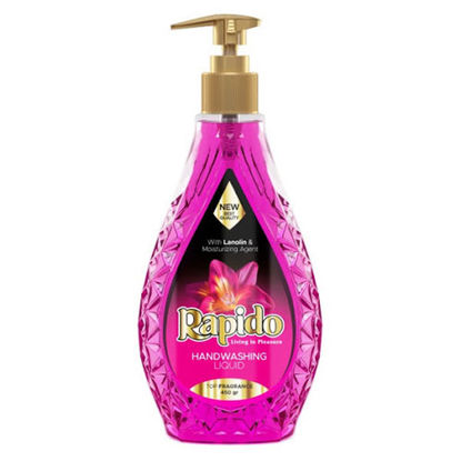 مایع دستشویی شفاف راپیدو سرخابی