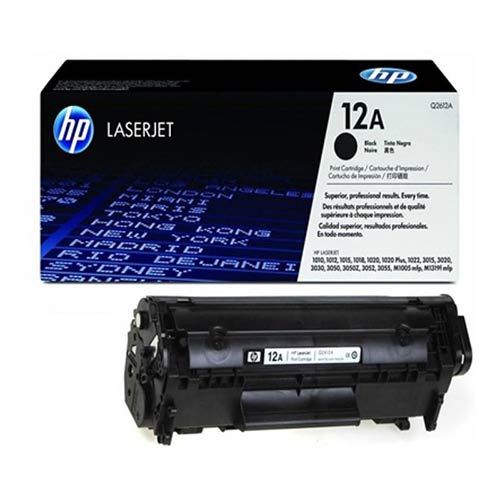 تصویر  کارتریج لیزری مشکی اچ پی مدل 12A (طرح اصلی)