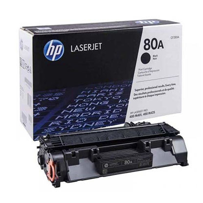 تصویر  کارتریج لیزری مشکی اچ پی مدل 80A (طرح اصلی)