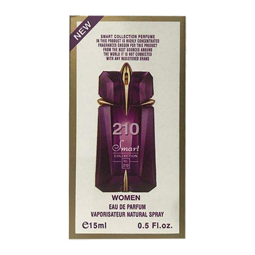 تصویر  ادکلن جیبی زنانه Smart Collection مدل Thierry Mugler Alien کد 210 حجم 15 میلی لیتر