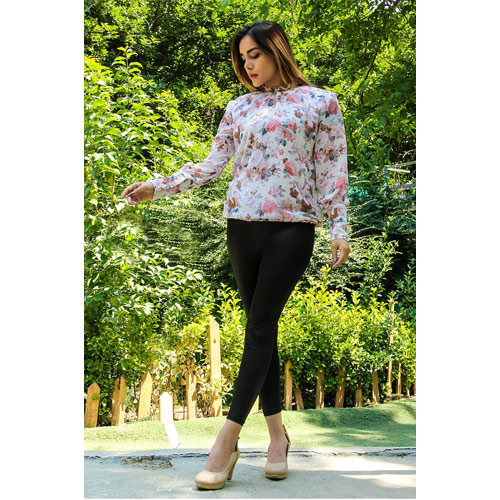 شومیز گلدار