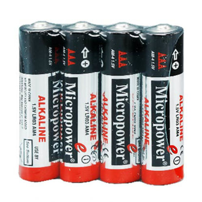 تصویر  باتری قلمی Alkaline میکروپاور 4 عددی
