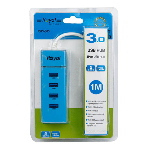 هاب 4 پورت USB 3.0