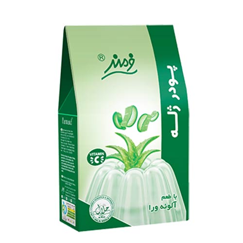 تصویر  پودر ژله فرمند با طعم آلوئه ورا وزن 100 گرم
