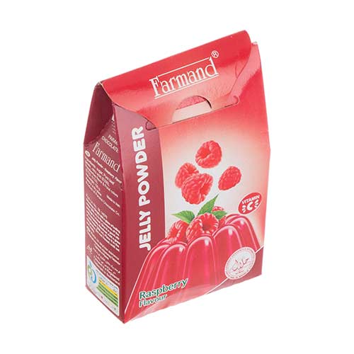 تصویر  پودر ژله فرمند طعم تمشک وزن 100 گرم