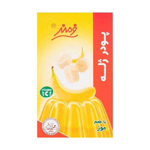 تصویر  پودر ژله فرمند طعم موز وزن 100 گرم