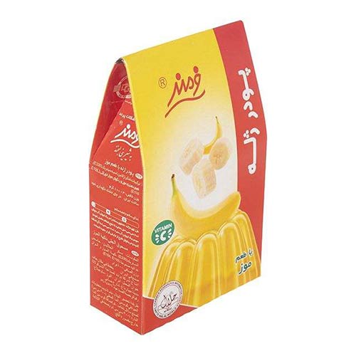 تصویر  پودر ژله فرمند طعم موز وزن 100 گرم