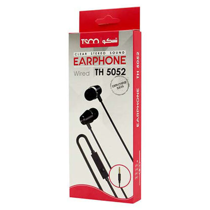 تصویر  هندزفری تسکو مدل TH5052 رنگ مشکی