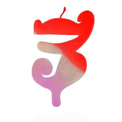 شمع سه رنگ پرچمی