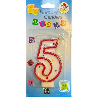 شمع تولد عدد5