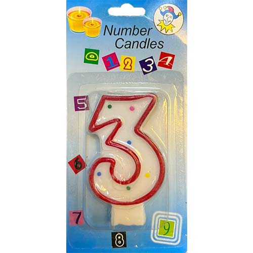 شمع عدد3