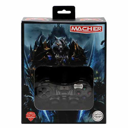 تصویر  دسته بازی دو عددی MACHER مدل MR-61 رنگ مشکی-پک ناسالم