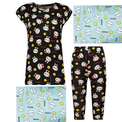 تصویر  ست تاپ و شلوار برمودا سبز طرح سویتی کد 504