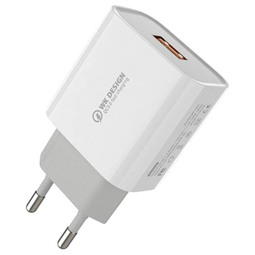 تصویر  شارژر دیواری مکس اسپید مدل WP-U57 به همراه کابل تبدیل Lightning