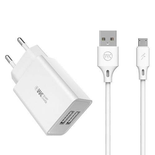 تصویر  شارژر دیواری مکس اسپید مدل WP-U56 به همراه کابل تبدیل Micro USB