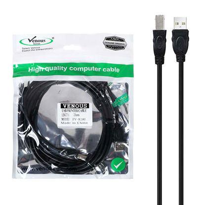 کابل USB پرینتر ونوس مدل PV-K181 به طول 3 متر