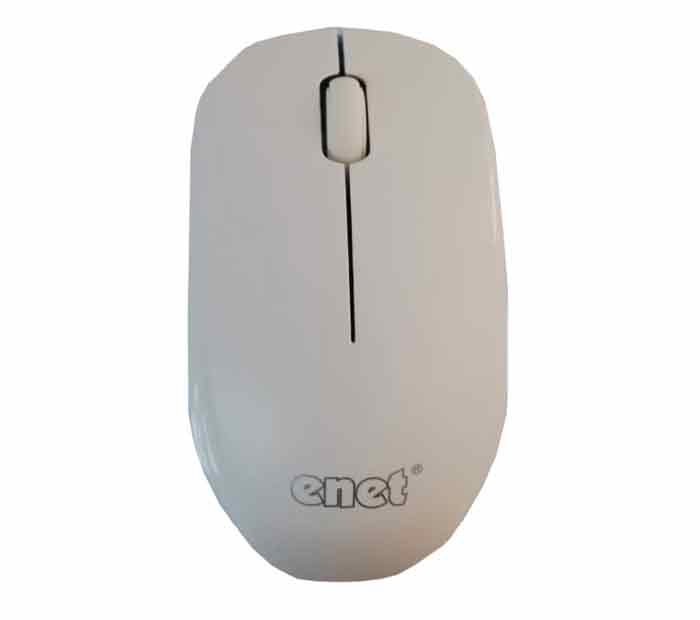 ماوس وایرلس سفید Enet