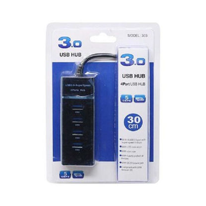 تصویر  هاب 4 پورت USB 3.0 مدل 1040 طول 30 سانتی متر