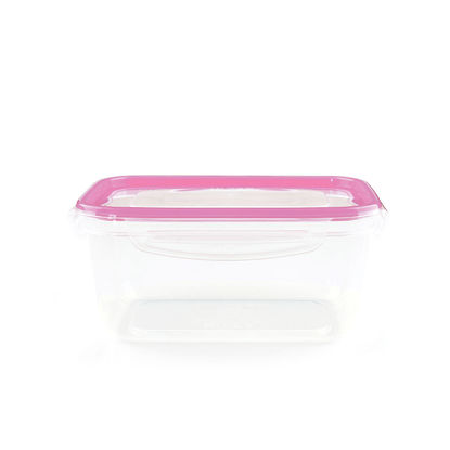 تصویر  ظرف نگهدارنده kleez  ظرفیت 1300cc رنگ صورتی