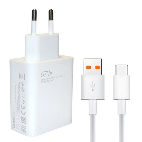 تصویر  آداپتور 67 وات شیائومی با سیم مدل MDY-12E-EF