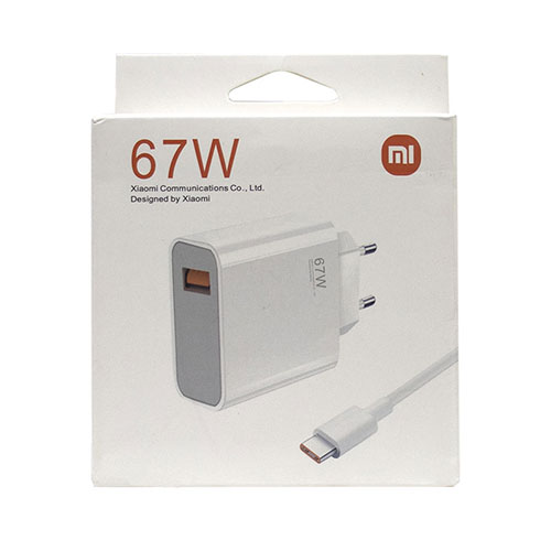 تصویر  آداپتور 67 وات شیائومی با سیم مدل MDY-12E-EF