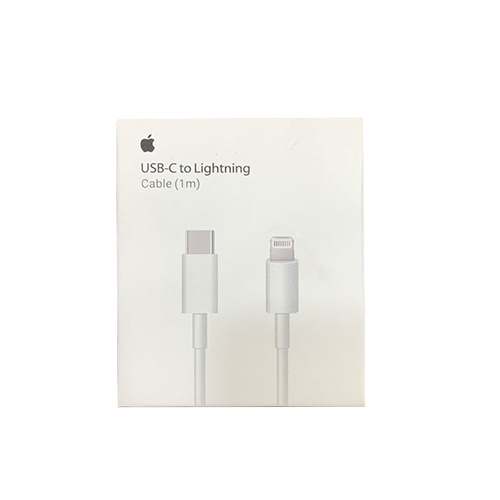 تصویر  کابل شارژ و تبدیل USB-C به لایتنینگ اپل مدل MKQ42ZM طول 1 متر