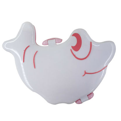 تصویر  ظرف غذای کودک طرح دلفین رنگ صورتی