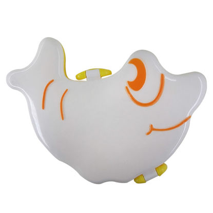 تصویر  ظرف غذای کودک طرح دلفین رنگ زرد