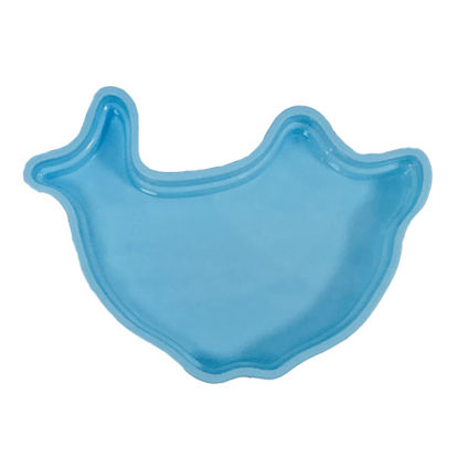 تصویر  پیاله رنگ آبی