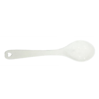 تصویر  قاشق پلاستیکی ادویه خوری رنگ سفید