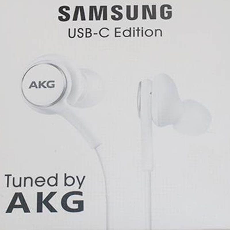 تصویر  هندزفری AKG مدل USB_C رنگ سفید