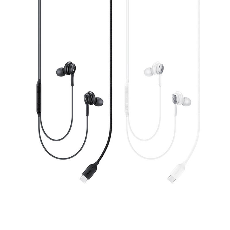 تصویر  هندزفری AKG مدل USB_C رنگ زرشکی