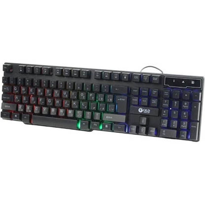 تصویر  کیبورد مخصوص بازی گلد اسکار مدل KB 7123