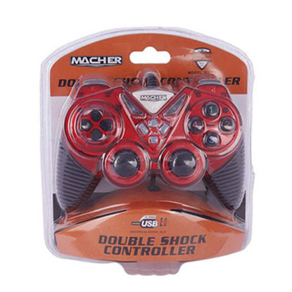 تصویر  دسته بازی مچر کامپیوتری  مدل MR-59 قرمز