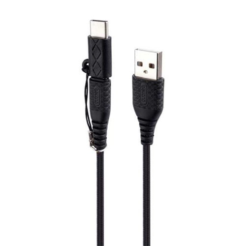 تصویر  کابل تبدیل USB به MicroUSB / USB-C بیاند مدل BA-319 طول 1متر