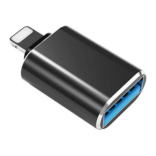 تصویر  مبدل OTG لایتنینگ مدل JH-049