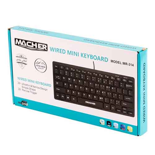 تصویر  مینی کیبورد با سیم مچر مدل MR-314