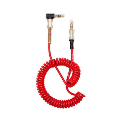 تصویر  کابل AUX ارلدام طول 1.8 متر رنگ قرمز