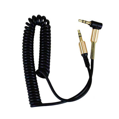 تصویر  کابل AUX ارلدام طول 1.8 متر رنگ مشکی