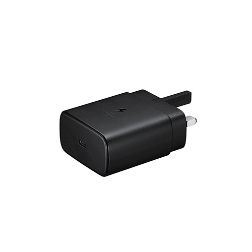 تصویر  شارژر دیواری سه پین 45W فست و PD تک پورت SAMSUNG Type-C مدل EP-TA845 به همراه کابل شارژ Type-C - مشکی