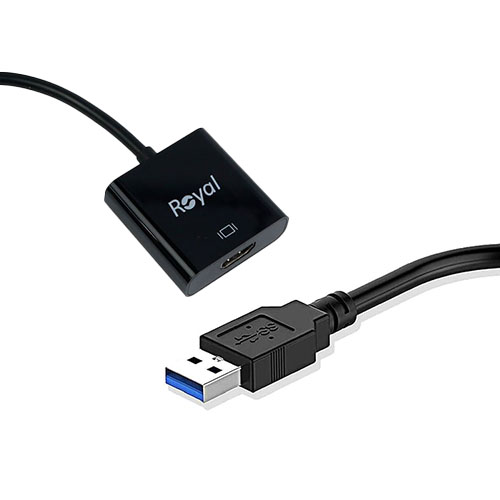 تصویر  مبدل USB 3.0 به HDMI رویال مدل RV-111
