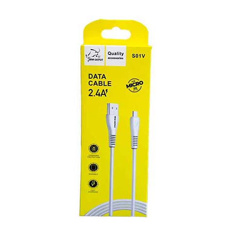 تصویر  کابل تبدیل USB به Micro USB وان دیپوت مدل S01V طول 1 متر