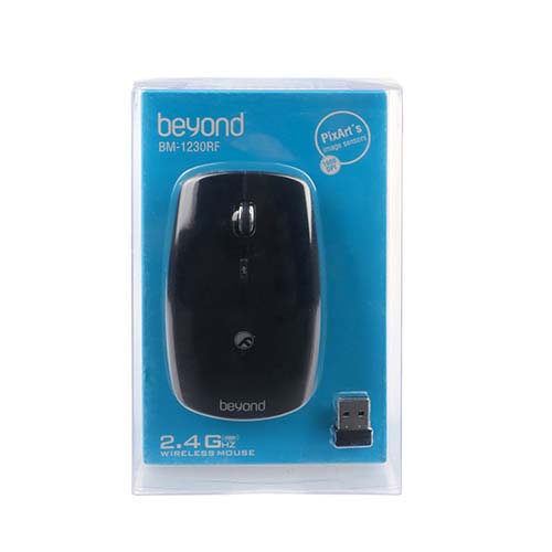 تصویر  ماوس بی سیم بیاند مدل BM-1230RF مشکی