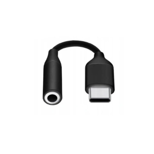 تصویر  مبدل USB-C به جک 3.5 میلی متر صدا مشکی