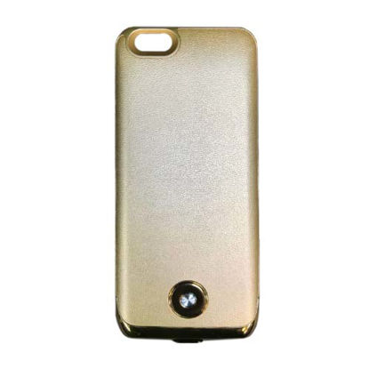 تصویر  کاور شارژر آیفون 6 ظرفیت 3800 میلی آمپر رنگ طلایی
