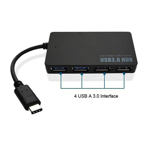 تصویر  هاب 4 پورت USB-C مدل UH-103U3
