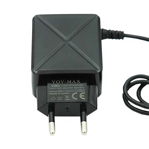 تصویر  شارژر یکسره میکرو 2 پورت USB مدل VOV-MAX