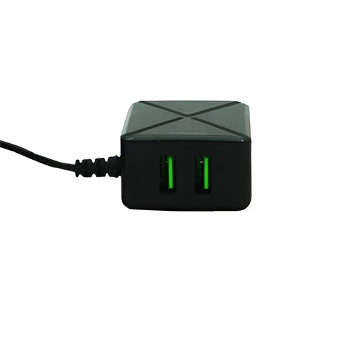 تصویر  شارژر یکسره میکرو 2 پورت USB مدل VOV-MAX